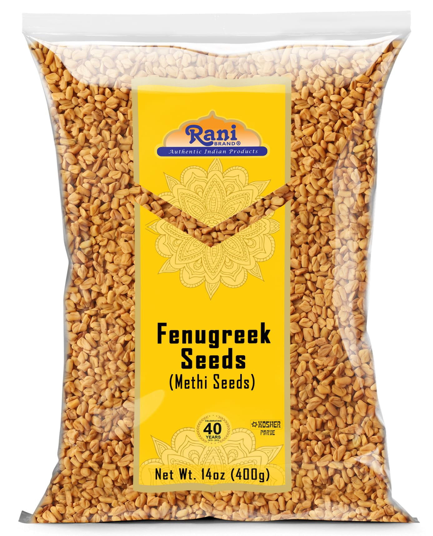 Rani Fenugreek (Methi) Seeds Whole 14oz (400g) Trigonella foenum