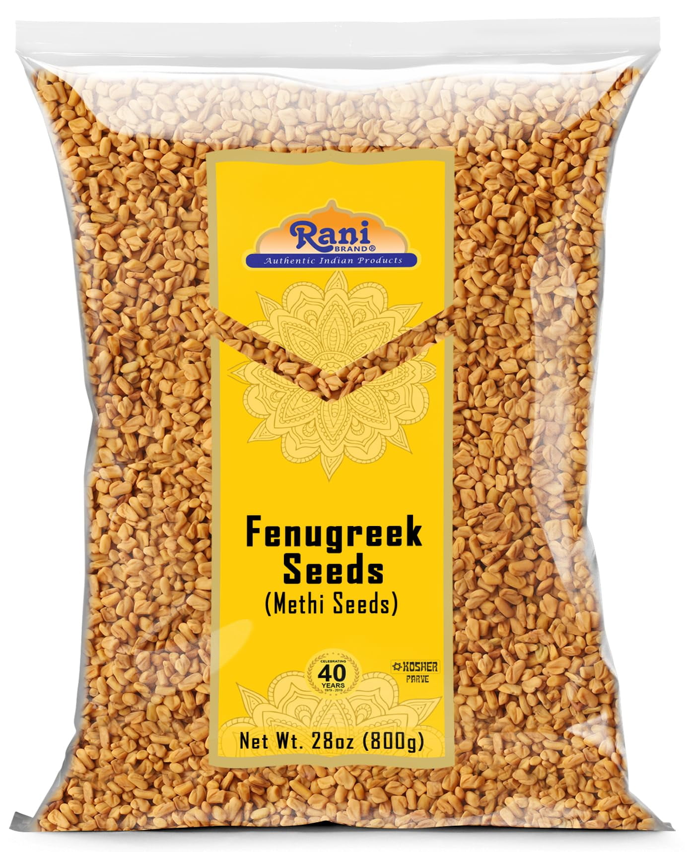 Rani Fenugreek (Methi) Seeds Whole 28oz (800g) Trigonella foenum