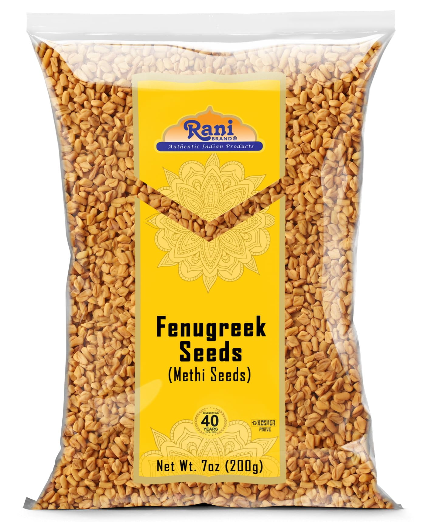 Rani Fenugreek (Methi) Seeds Whole 7oz (200g) Trigonella foenum graecum