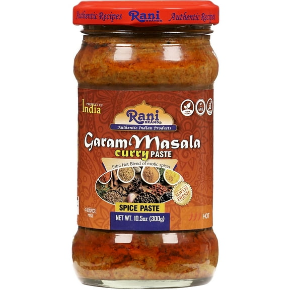 Rani Garam Masala Curry Spice Paste 10.5oz (300g) Glass Jar ~ No Colors | All Natural NON-GMO | Kosher | Vegan | Gluten Free | Indian Origin