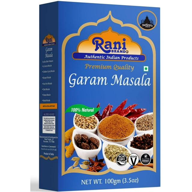 Rani Garam Masala Indian 11Spice Blend 3.5oz (100g) All Natural, SaltFree Vegan No