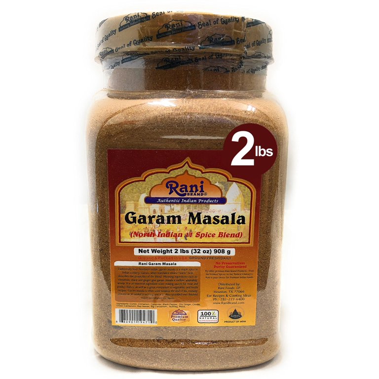 Rani Garam Masala Indian 11-Spice Blend 32oz (2lbs) 908g PET Jar ~ All  Natural, Salt-Free | Vegan | No Colors | Gluten Friendly | NON-GMO | Indian  Origin - Walmart.com