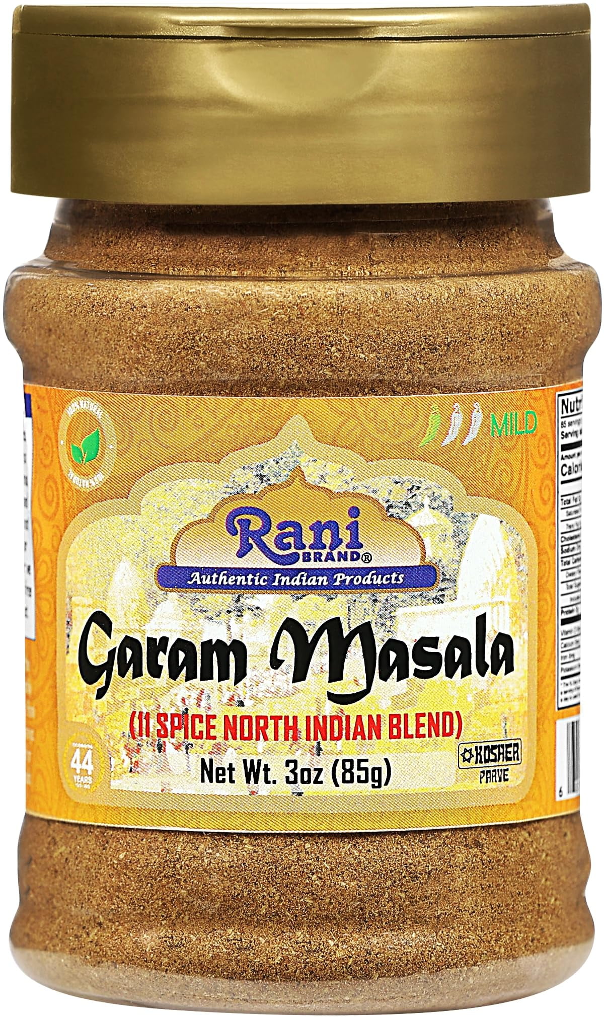 Rani Garam Masala Indian 11 Spice Blend 3oz (85g) Salt Free All Natural Vegan Gluten