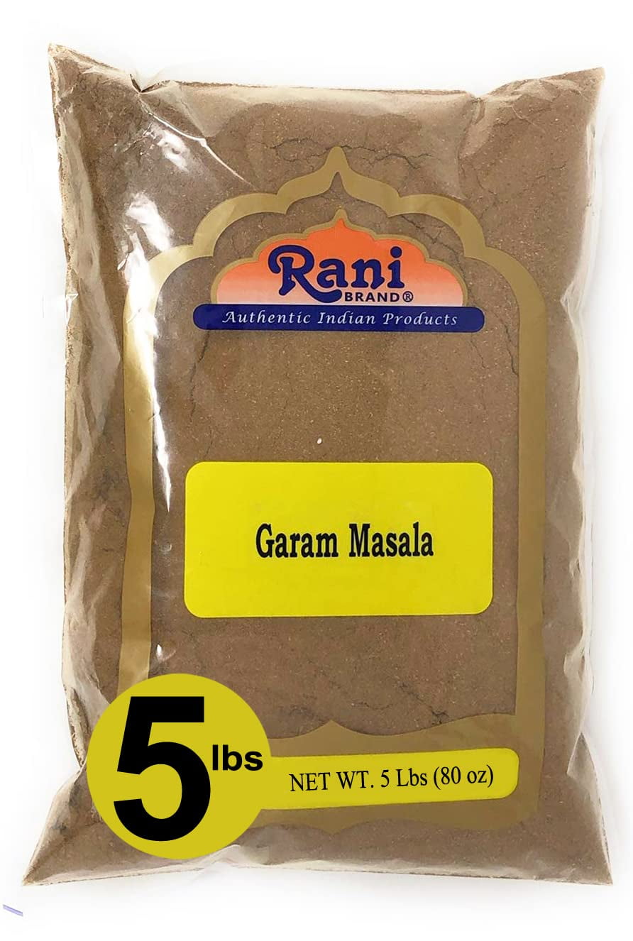 Rani Garam Masala Indian 11Spice Blend 80oz (5lbs) 2.2kg Bulk All Natural, SaltFree Vegan