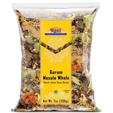 Rani Garam Masala Indian 11-Whole Spices Blend 7oz (200g) ~ All Natural | Vegan | Gluten Friendly | Salt Free | Non-GMO | Kosher | Indian Origin