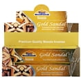thumbnail image 1 of Rani Gold Sandal Incense (Masala Incense Made of Natural Herbs) 15g x 10 Packets ~ Total of 100 Incense sticks | For Puja Purposes | Indian Origin, 1 of 11
