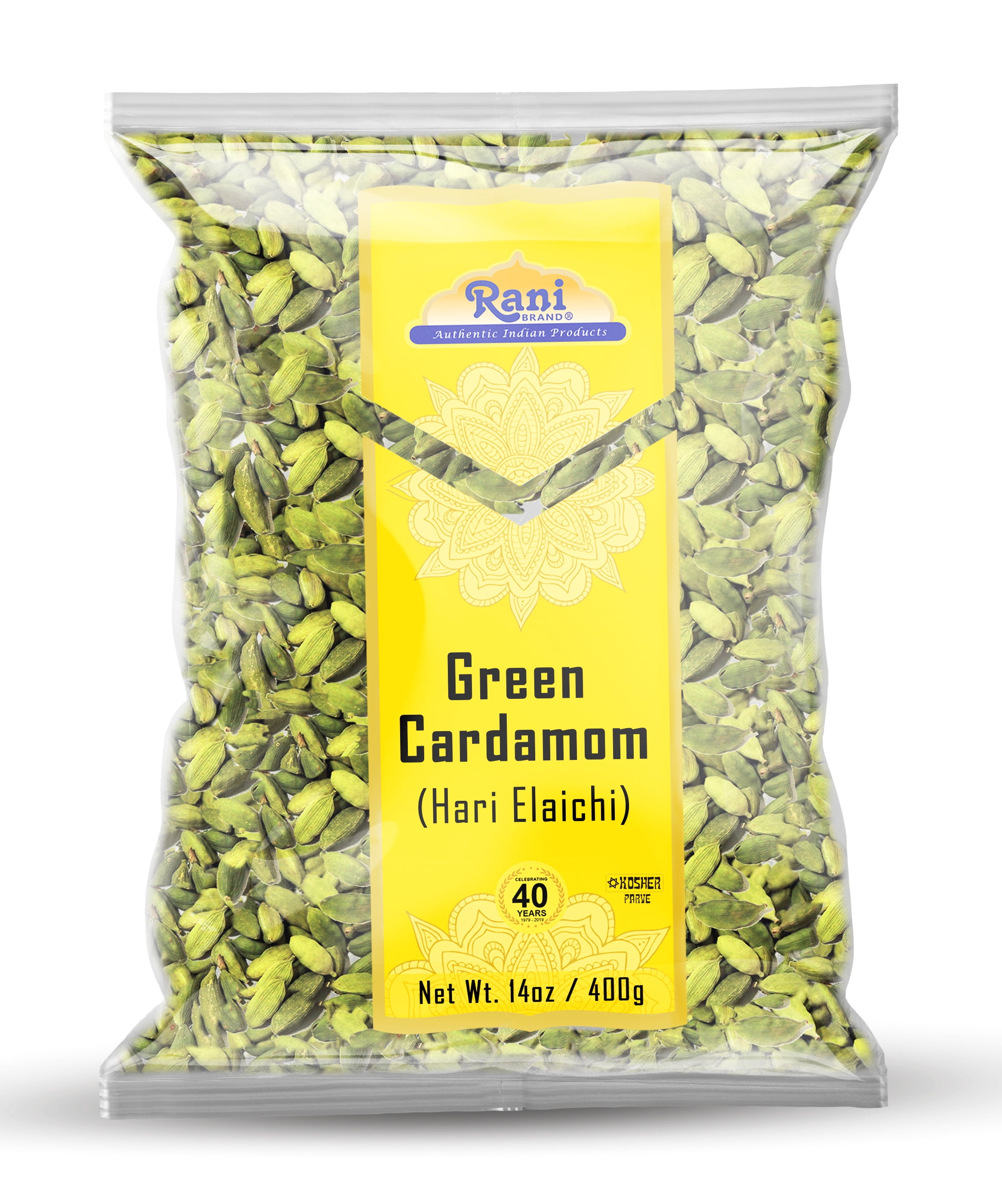 Spicy World Whole Green Cardamom Pods - 14 Oz (400g) X-Large, Premium Quality For Cooking & Baking