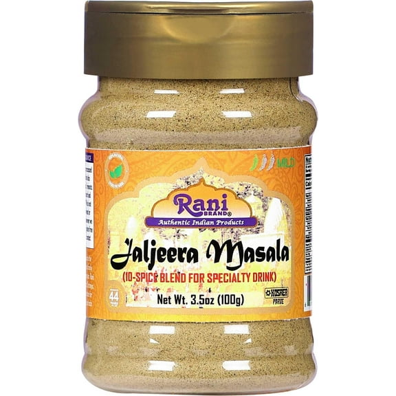 Rani Jal Jeera Masala (14-Spice blend for Spicy Indian Drink) 3oz (85g) PET Jar ~ All Natural | Vegan | No Colors | Gluten Friendly | NON-GMO | Kosher | Indian Origin