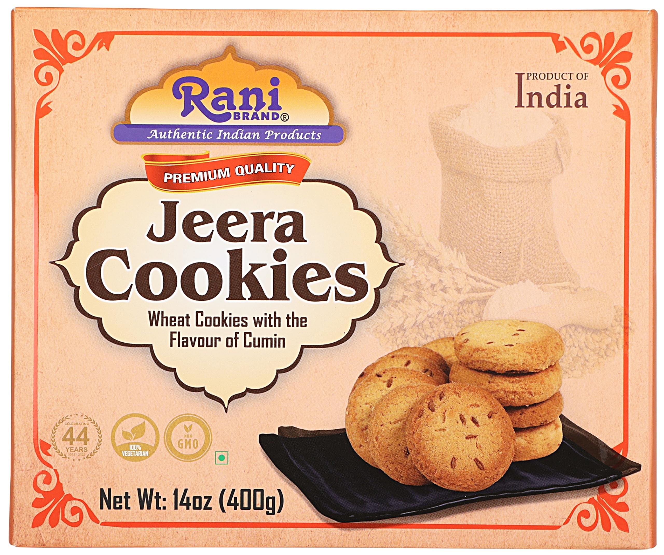 7 Rani Rani Jeera Cookies (Wheat Cookies with the Flavor of Cumin) 14oz (400g ...
