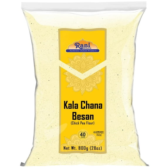 Rani Kala Chana Besan (Chick Peas Flour) 28oz (1.75lbs) 800g ~ All Natural | Vegan | Gluten Friendly | NON-GMO | Kosher | Indian Origin