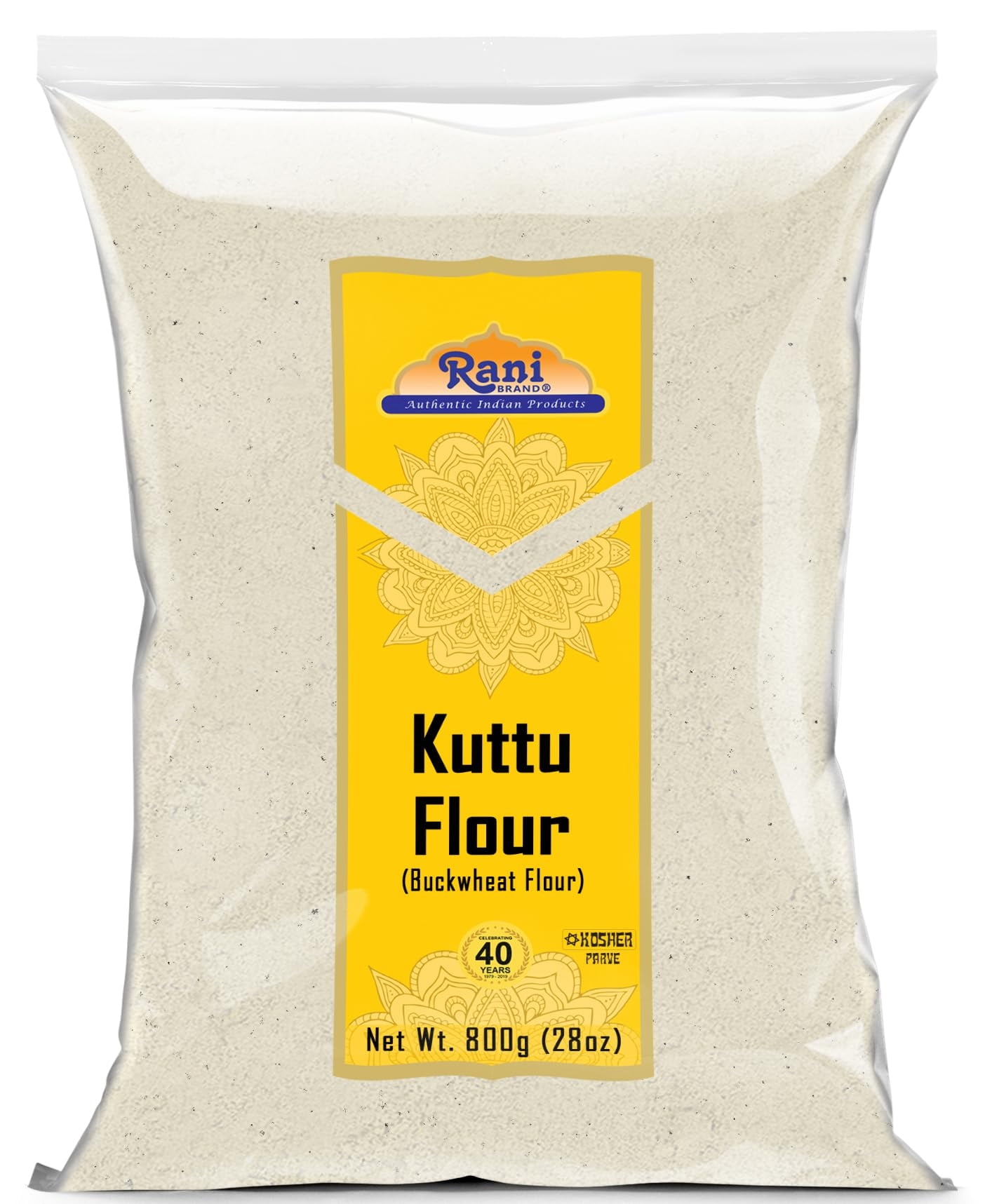 Rani Kuttu (Buckwheat) Flour 28oz (1.75lbs) 800g All Natural Gluten Friendly NONGMO