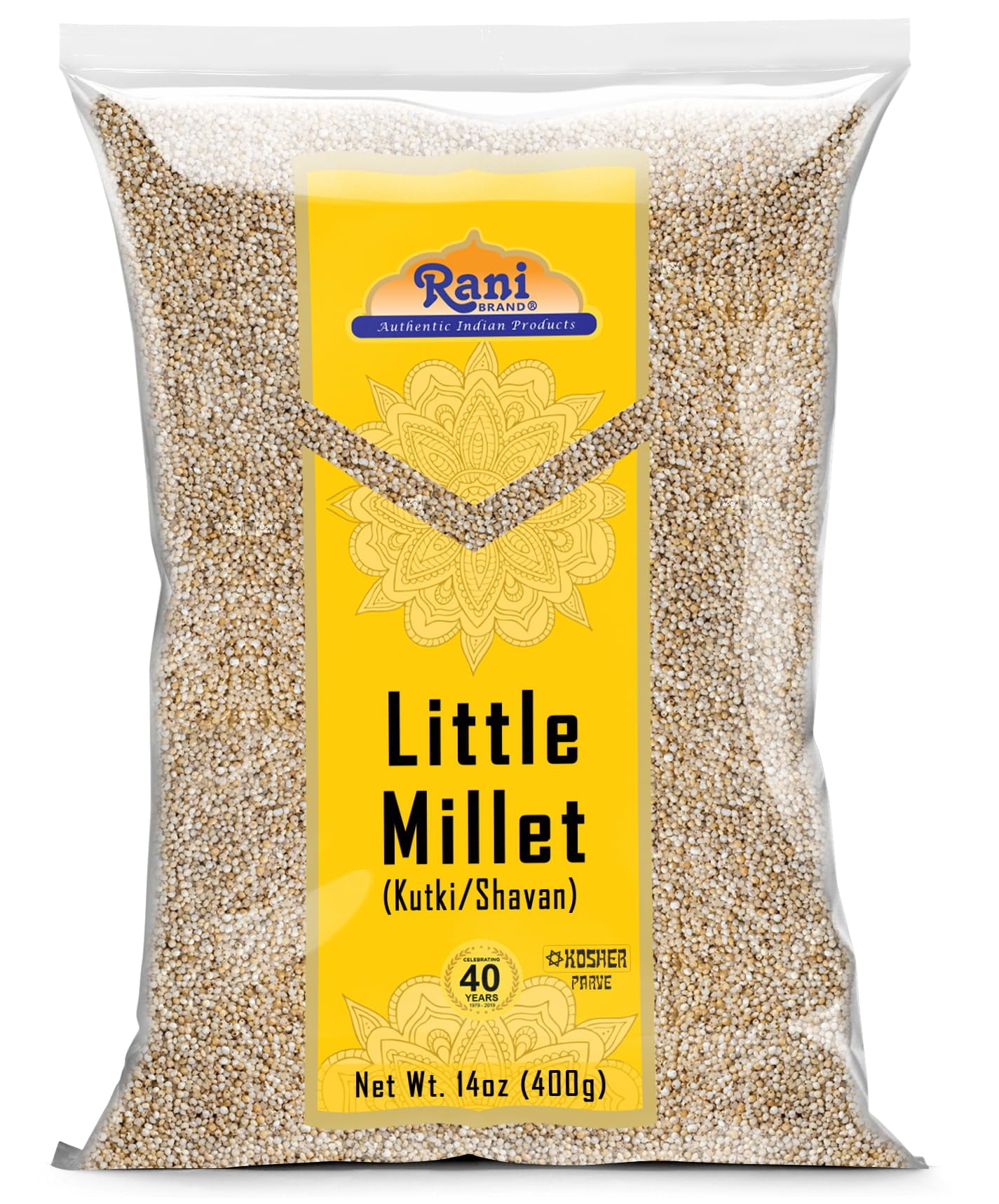 Rani Little Millet (Panicum Sumatrense) Whole Ancient Grain Seeds 14oz