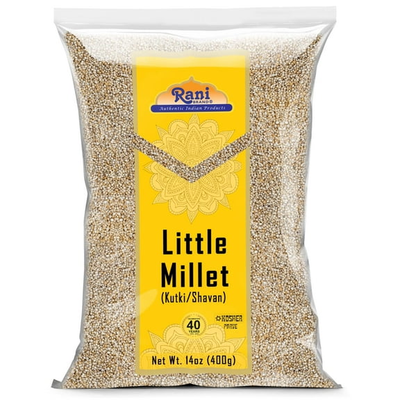 Rani Little Millet (Panicum Sumatrense) Whole Ancient Grain Seeds 14oz (400g) ~ All Natural | Gluten Friendly | NON-GMO | Kosher | Vegan | Indian Origin | Kutki / Shavan / Saamai / Sama Kannada