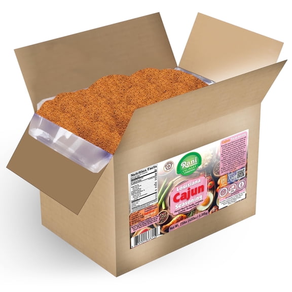 Rani Louisiana Cajun Seasoning (Special Blend for Gumbo, Jambalaya Crawfish, Shrimp) 400oz (25lbs) 11.36kg Bulk Box ~ All Natural | Gluten Friendly | NON-GMO | Kosher | Vegan