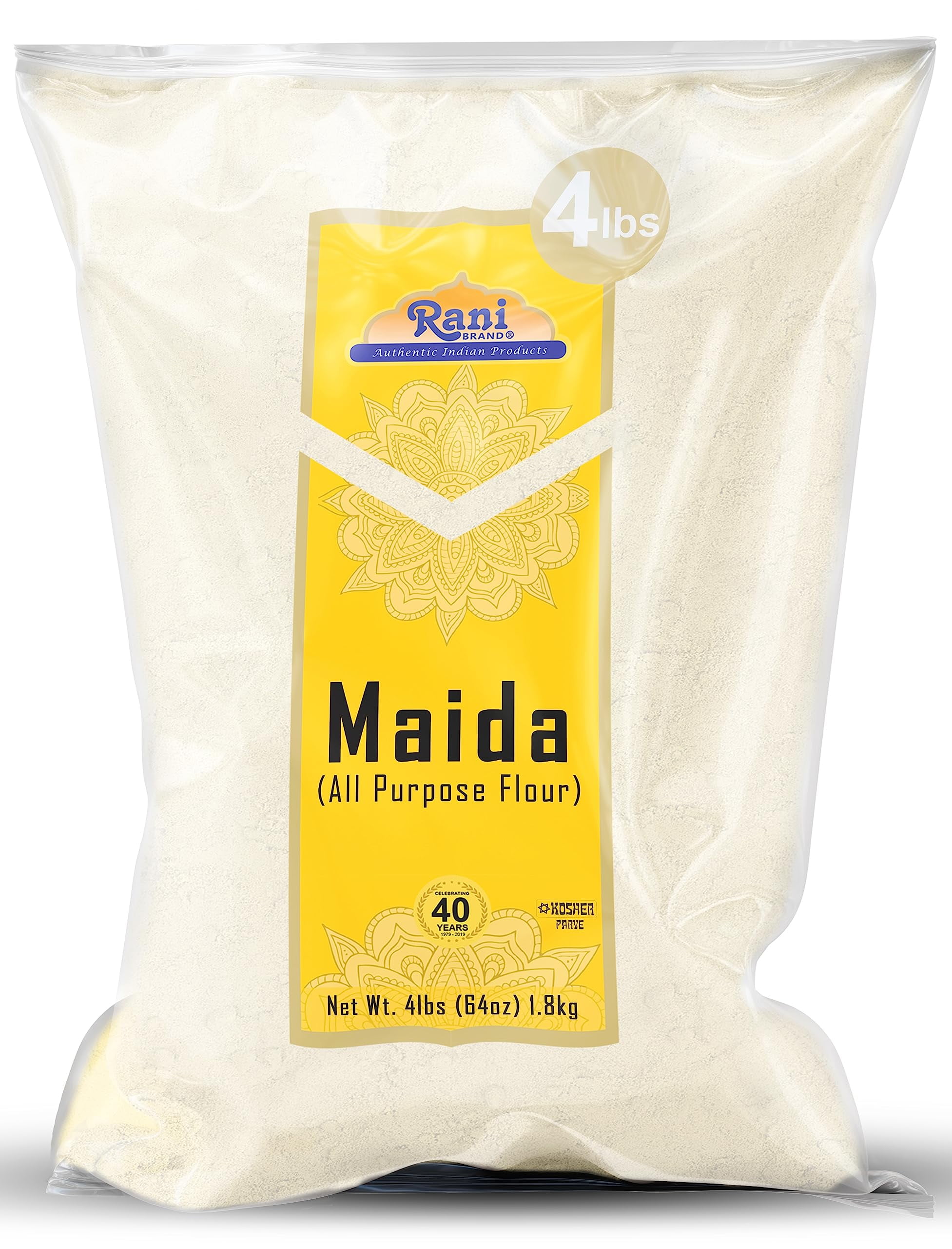 Rani Maida Flour (Indian All Purpose Flour) 64oz (4lbs) 1.81kg, Bulk