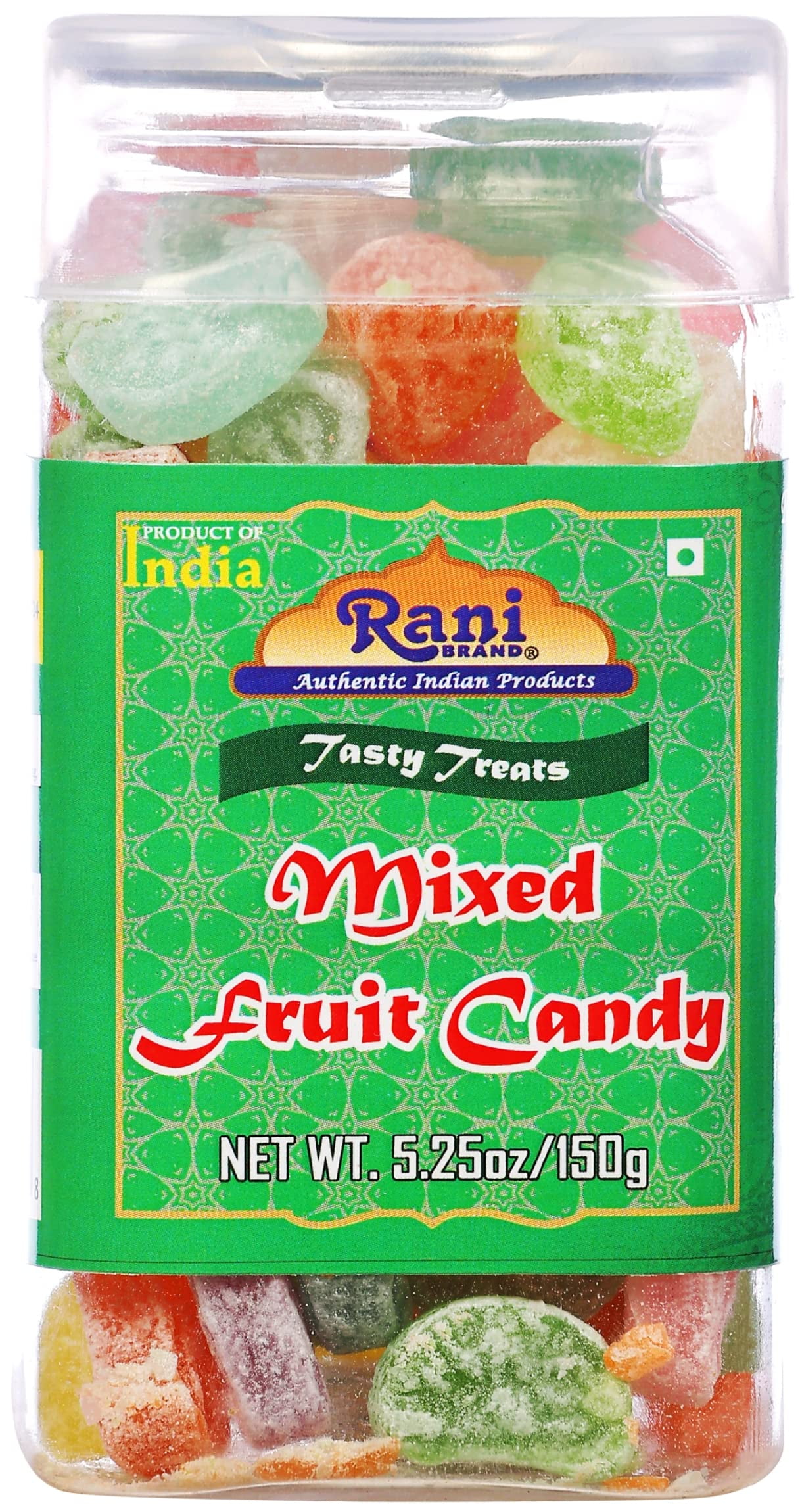 Rani Mixed Fruit Candy 5.25oz (150g) Vacuum Sealed, Easy Open Top