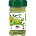 thumbnail image 1 of Rani Organic Bay Leaves (Tej Patta) Whole Spice Hand Selected Extra Large 0.4oz (12g) PET Jar ~ All Natural | Gluten Friendly | NON-GMO | Vegan | Indian Origin | USDA Certified Organic, 1 of 7