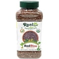 thumbnail image 1 of Rani Organic Red Rice Extra Long Aged 28oz (1.75lbs) 800g PET Jar ~ All Natural | Gluten Friendly | Vegan | Indian Origin | Kosher | Export Quality | USDA Certified Organic, 1 of 4