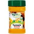 thumbnail image 1 of Rani Organic Turmeric (Haldi) Root Powder Spice, (High Curcumin Content) 3oz (85g) PET Jar ~ All Natural | Vegan | Gluten Friendly | NON-GMO | Indian Origin | USDA Certified Organic, 1 of 10
