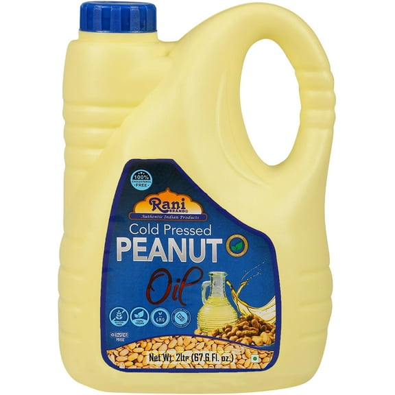 Rani Peanut Oil 67.6 Ounce (2 Liter) Cold Pressed | 100% Natural | NON-GMO | Kosher | Vegan | Gluten Free
