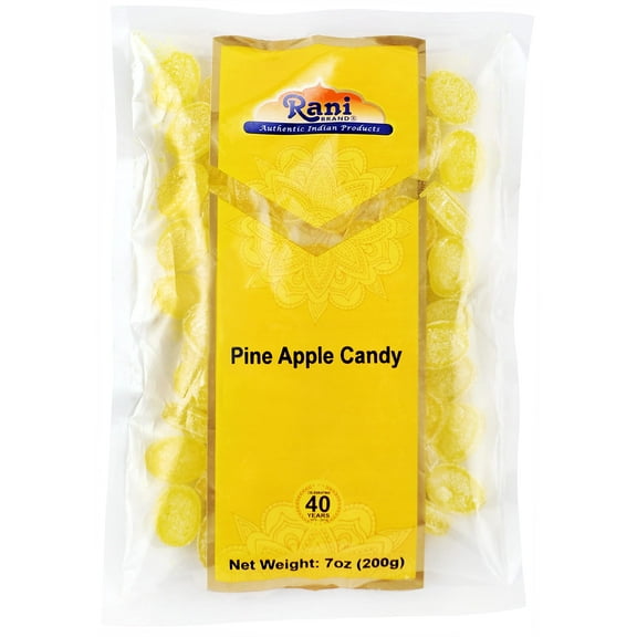Rani Pine Apple Candy 7oz (200g) ~ Indian Tasty Treats | Vegan | Gluten Friendly | NON-GMO | Indian Origin
