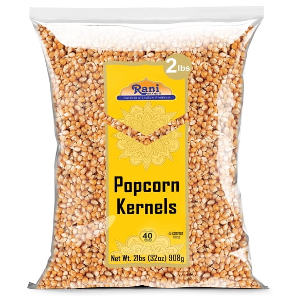 Rani Popcorn Kernels 32oz (2lbs) 908g Bulk, Perfect for Stovetop, Microwave & Popcorn Machines ~ All Natural | Gluten Friendly | Vegan | NON-GMO | Kosher
