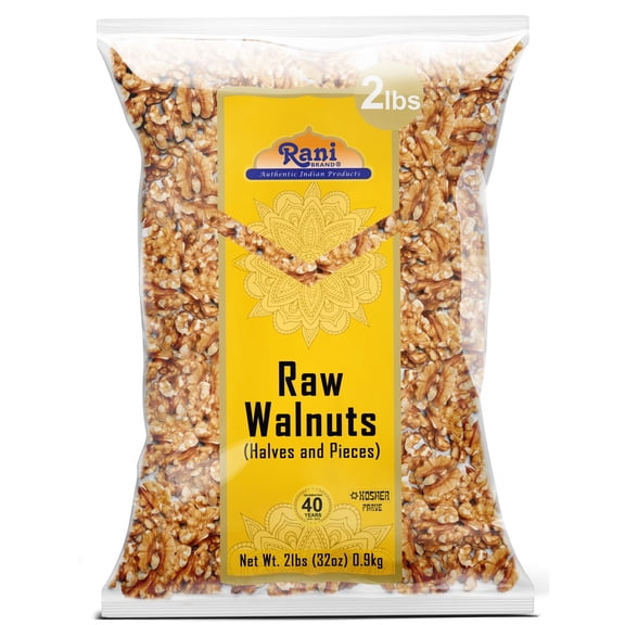 Rani Raw Walnuts, Halves and Pieces 32oz (2lbs) 908g ~ All Natural | Vegan | Gluten Friendly | Kosher