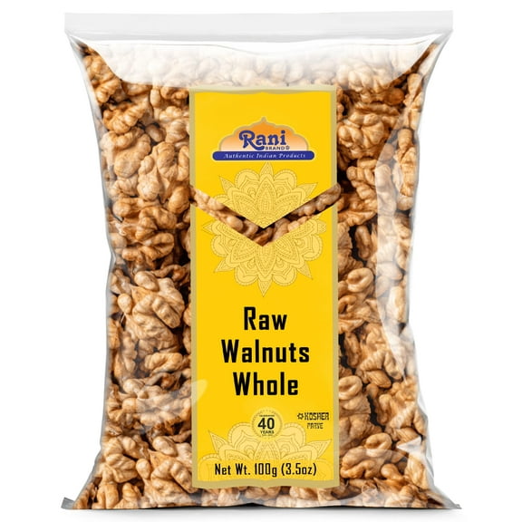 Rani Raw Walnuts, Whole 3.5oz (100g) ~ All Natural | Vegan | Kosher | Gluten Friendly | Fresh Product of USA