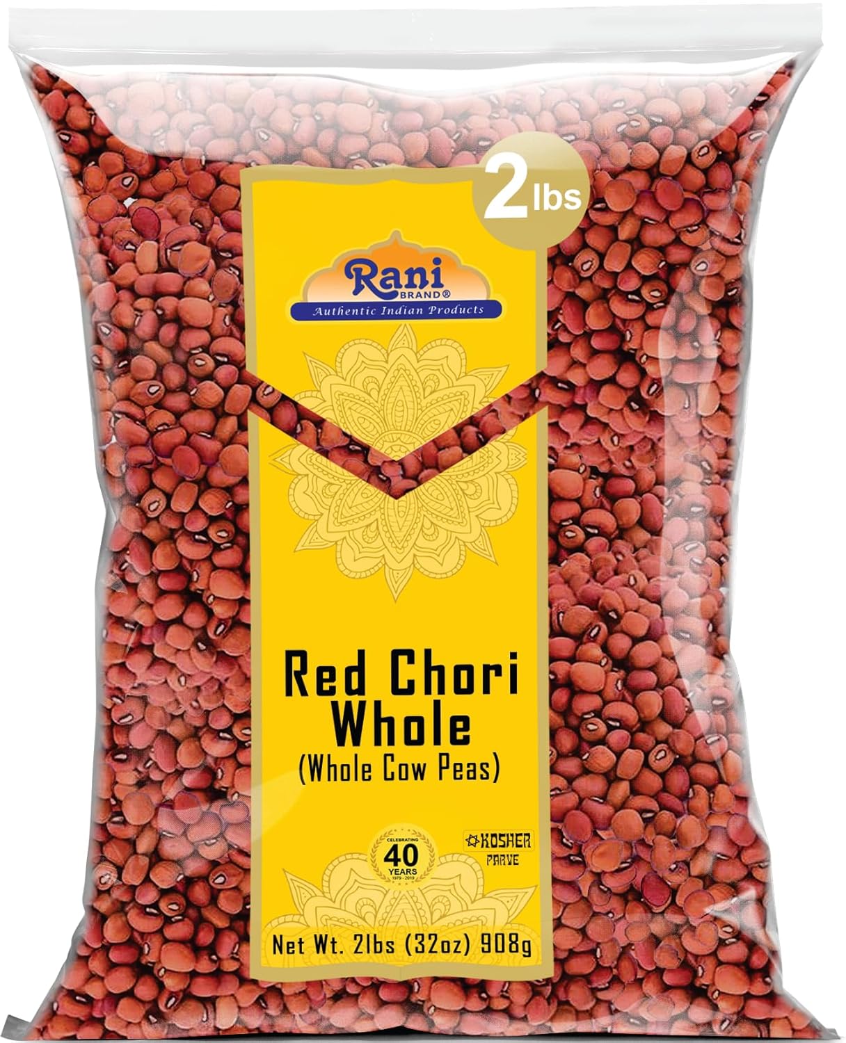 Rani Red Chori Whole (Adzuki Beans) 32oz (2lbs) 908g All Natural