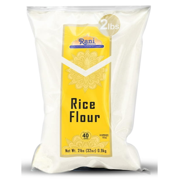 Rani Rice (White) Flour 32oz 2lbs() 908g All Natural Gluten Friendly Vegan NONGMO
