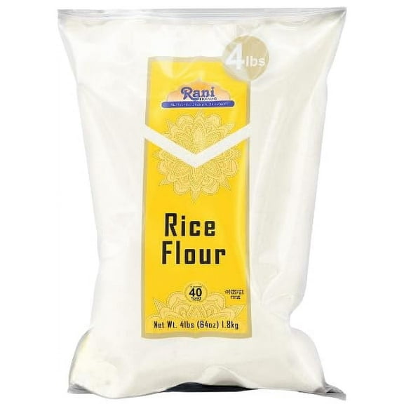 Rani Rice (White) Flour 64oz (4lbs) 1.81kg ~ All Natural | Gluten Friendly | Vegan | NON-GMO | Indian Origin