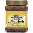 thumbnail image 1 of Rani Roasted Flax Seeds (Alsi, Linum usitatissimum) 21oz (1.3lbs) 600g PET Jar ~ All Natural | Gluten Friendly | Non-GMO | Kosher | Vegan | Indian Origin, 1 of 9