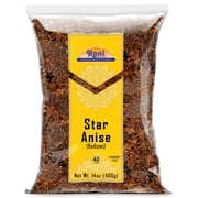 Rani Star Anise Seeds, Whole Pods (Badian Khatai) Spice 14oz (400g) ~ All Natural | Gluten Friendly | NON-GMO | Kosher | Vegan | Whole Chinese Anise Star Pods Sun Dried Spice, Anis Estrella / Illici