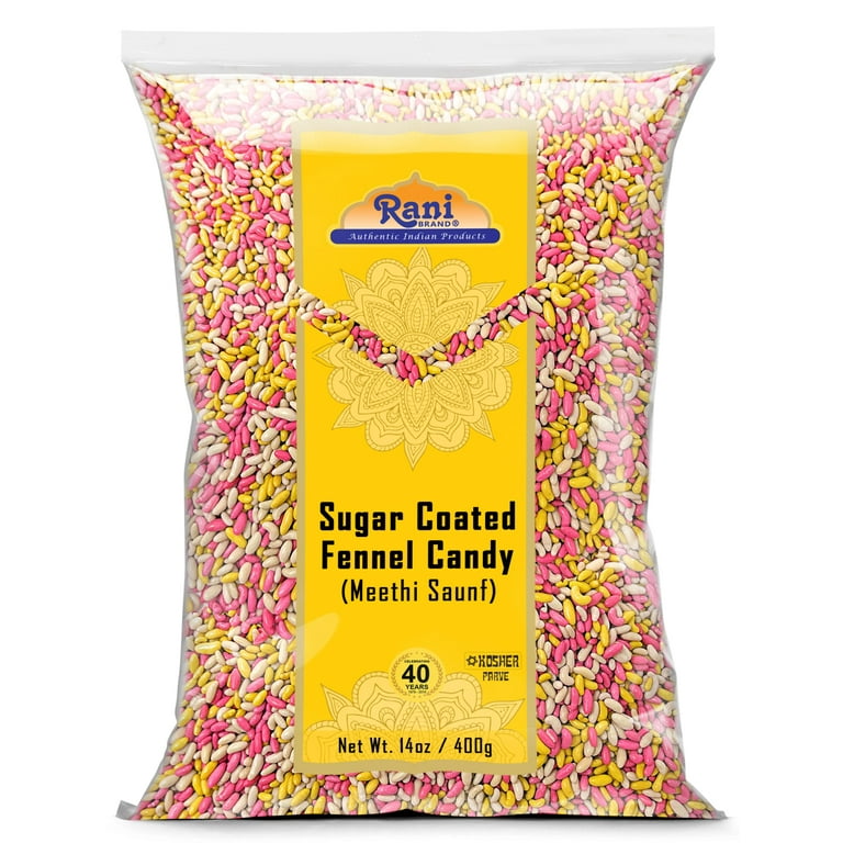 https://i5.walmartimages.com/seo/Rani-Sugar-Coated-Fennel-Candy-14oz-400g-Indian-After-Meal-Digestive-Treat-Vegan-Gluten-Friendly-NON-GMO-Kosher-Indian-Origin_fb2a77bc-5c76-4195-9383-ee9bdc085811.a7374981970e6142a24f81c13b3ab7b9.jpeg?odnHeight=768&odnWidth=768&odnBg=FFFFFF