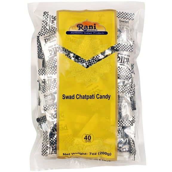 Rani Swad Chapati 7oz (200g) Individually Wrapped ~ Indian Tasty Treats | Vegan | Gluten Friendly | NON-GMO | Indian Origin