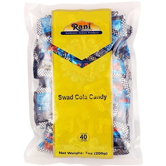 Rani Swad Cola Candy 7oz (200g) Individually Wrapped ~ Indian Tasty Treats | Vegan | Gluten Friendly | NON-GMO | Indian Origin