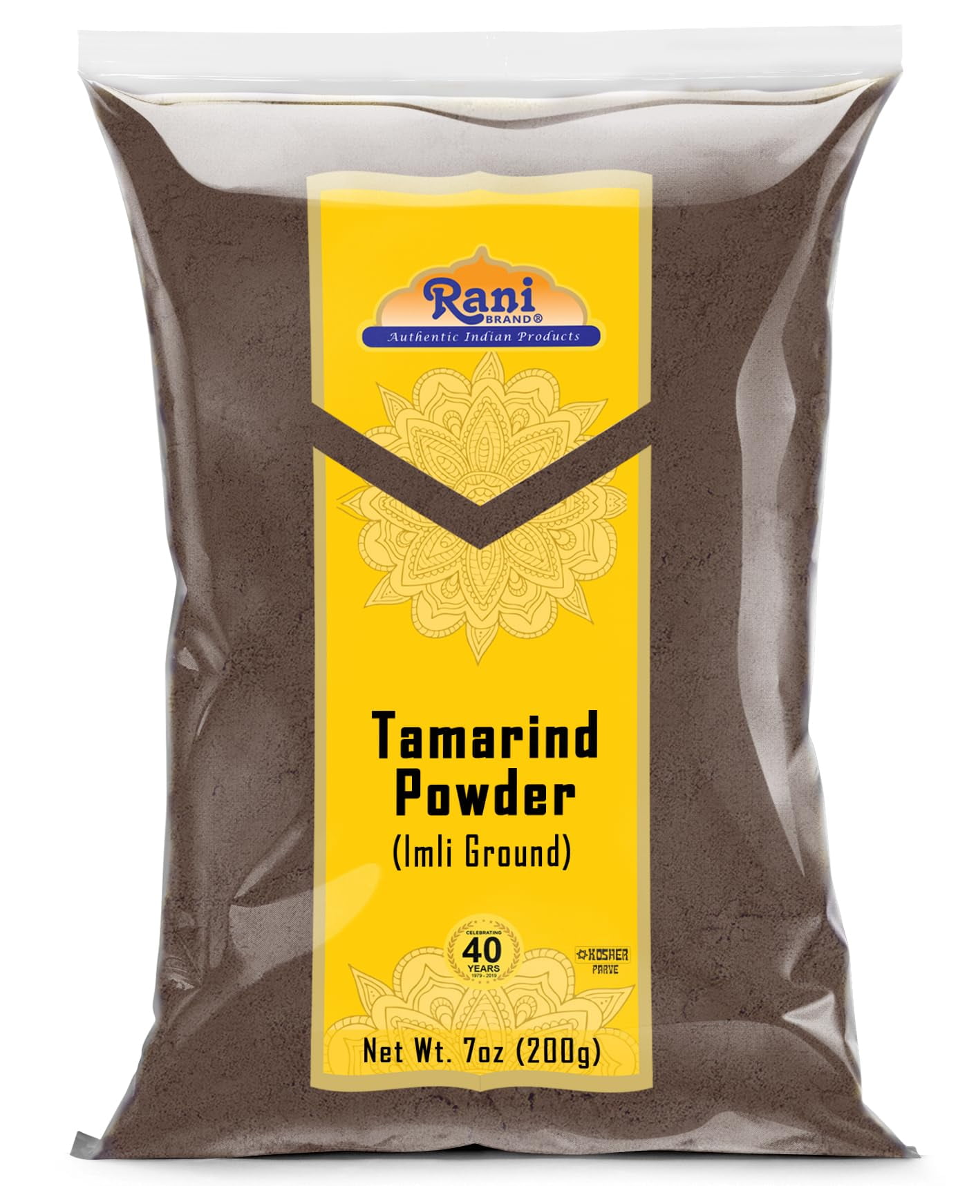 Rani Tamarind Powder (Imli) 7oz (200g) All Natural No Added Sugar/Salt Vegan Gluten