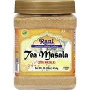 Rani Tea (Chai) Masala 16oz (1lb) 454g Bulk PET Jar ~ All Natural | Vegan | Gluten Friendly | Salt & Sugar Free | NON-GMO | Kosher | No Colors | Indian Origin
