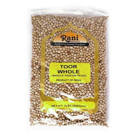 Rani Toor (Pigeon Peas) Whole 2lbs (32oz) ~ All Natural | Gluten Friendly | NON-GMO | Vegan | Indian Origin