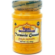 Rani Turmeric (Haldi) Root Powder Spice, (High Curcumin Content) 3oz (85g) ~ All Natural | 100% Pure, Salt Free | Vegan | Gluten Friendly | NON-GMO | Indian Origin