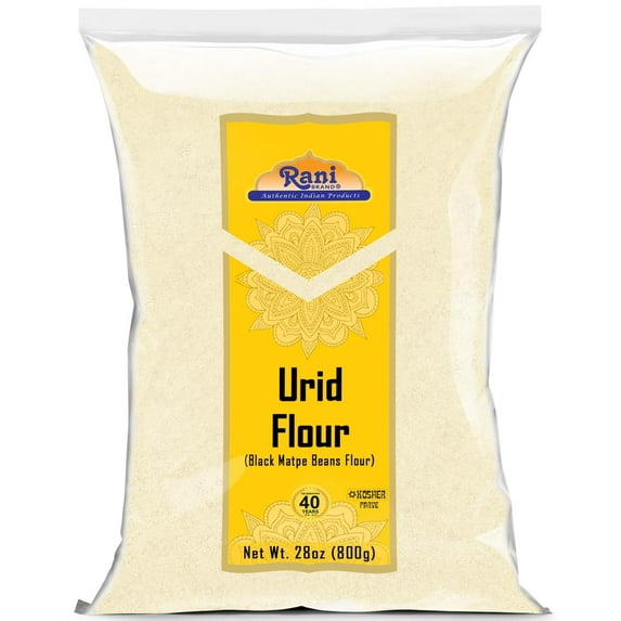 Rani Urid/Urad Flour (Black Matpe Beans Flour) 28oz (1.75lbs) 800g ~ All Natural | Vegan | Gluten Friendly | NON-GMO | Kosher | Indian Origin