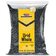Rani Urid/Urad Whole Black (Matpe Beans with Skin) Indian Lentils 32oz (2lbs) 908g ~ All Natural | Gluten Friendly | NON-GMO | Kosher | Vegan | Indian Origin