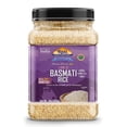 thumbnail image 1 of Rani White Basmati Rice Low GI (Glycemic Index) Extra Long Aged, Ideal for Diabetics, 32oz (2lbs) 908g PET Jar~ All Natural | Gluten Free | Vegan | Indian Origin | Export Quality, 1 of 7