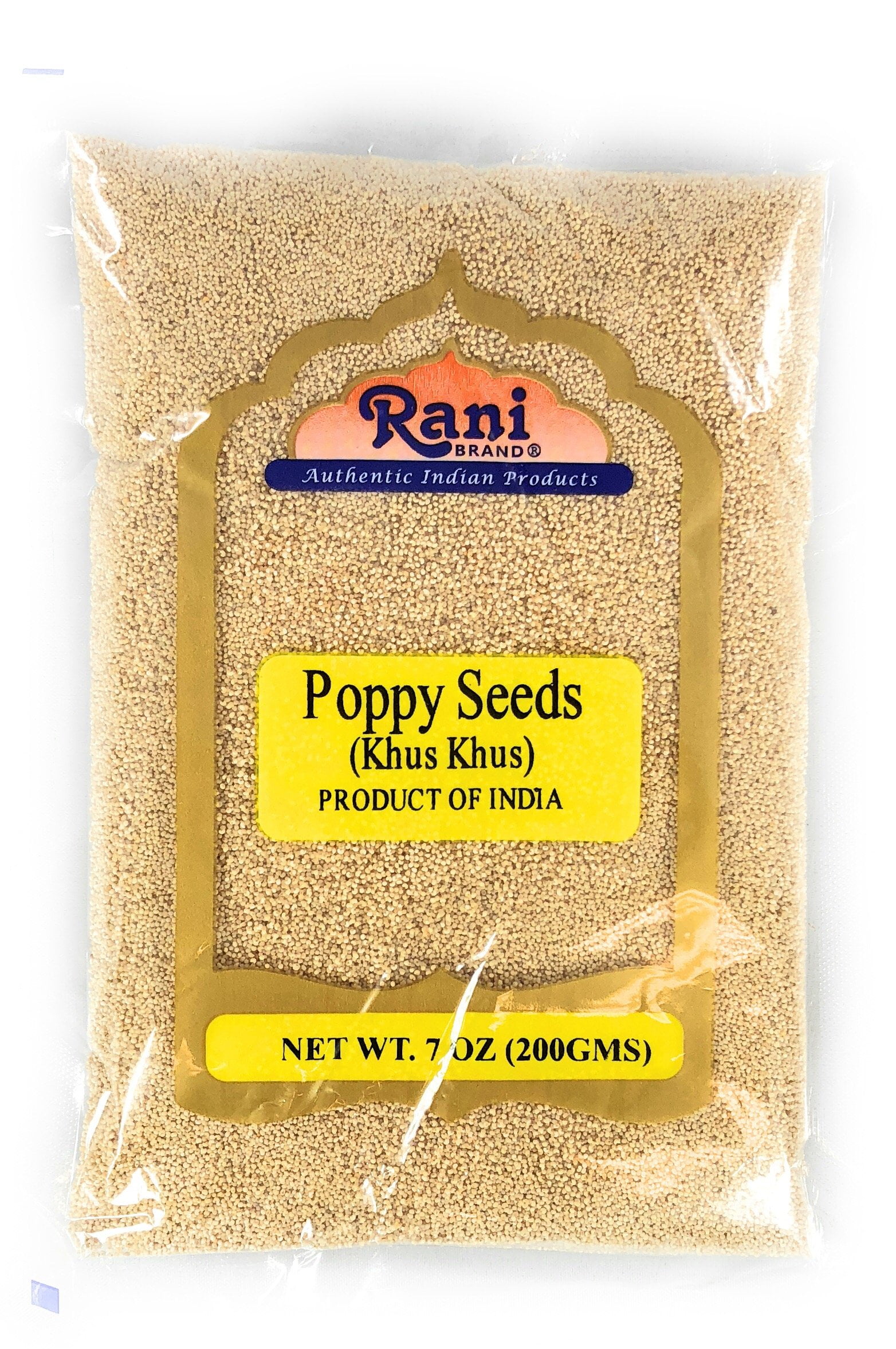 Rani White Poppy Seeds Whole (Khus Khus) Indian Spice 7oz (200g) All