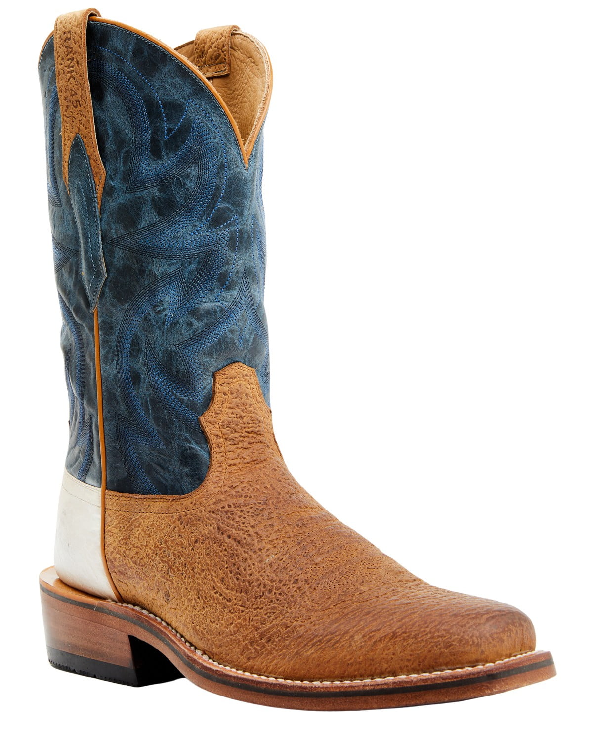 Rank 45 Men's 45& Archer Western Boot Square Toe Blue 9 1/2 D(M) US