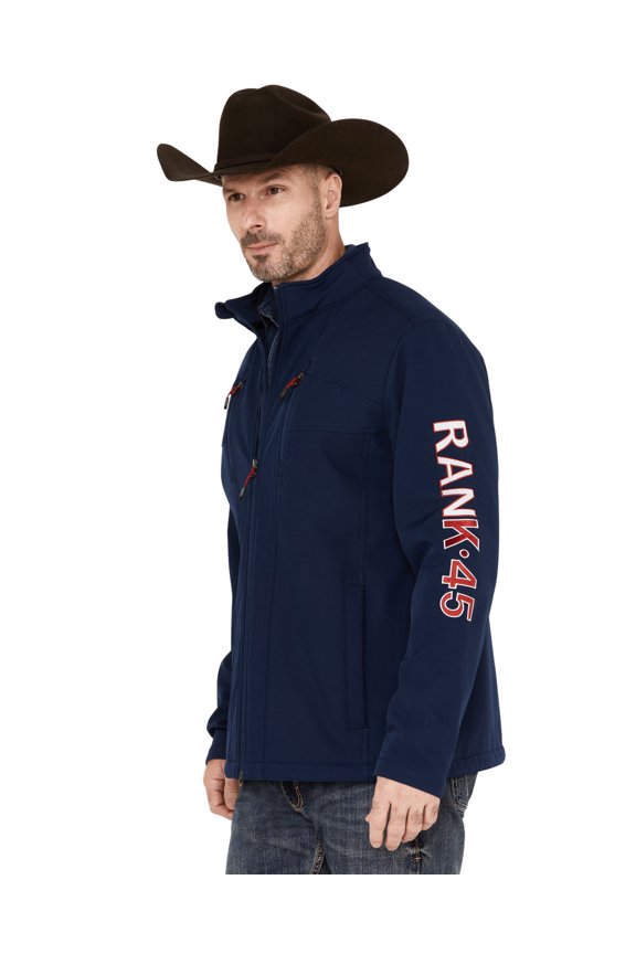 Men's 45&Reg; Arlington Embroidered Softshell Jacket Navy X-Large US