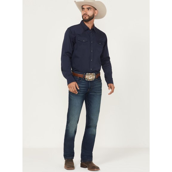 Rank 45 Men's 45&Reg; Ambush Slim Straight Durable Stretch Denim Jeans - RMSP25J03-DKW 32W x 36L  US