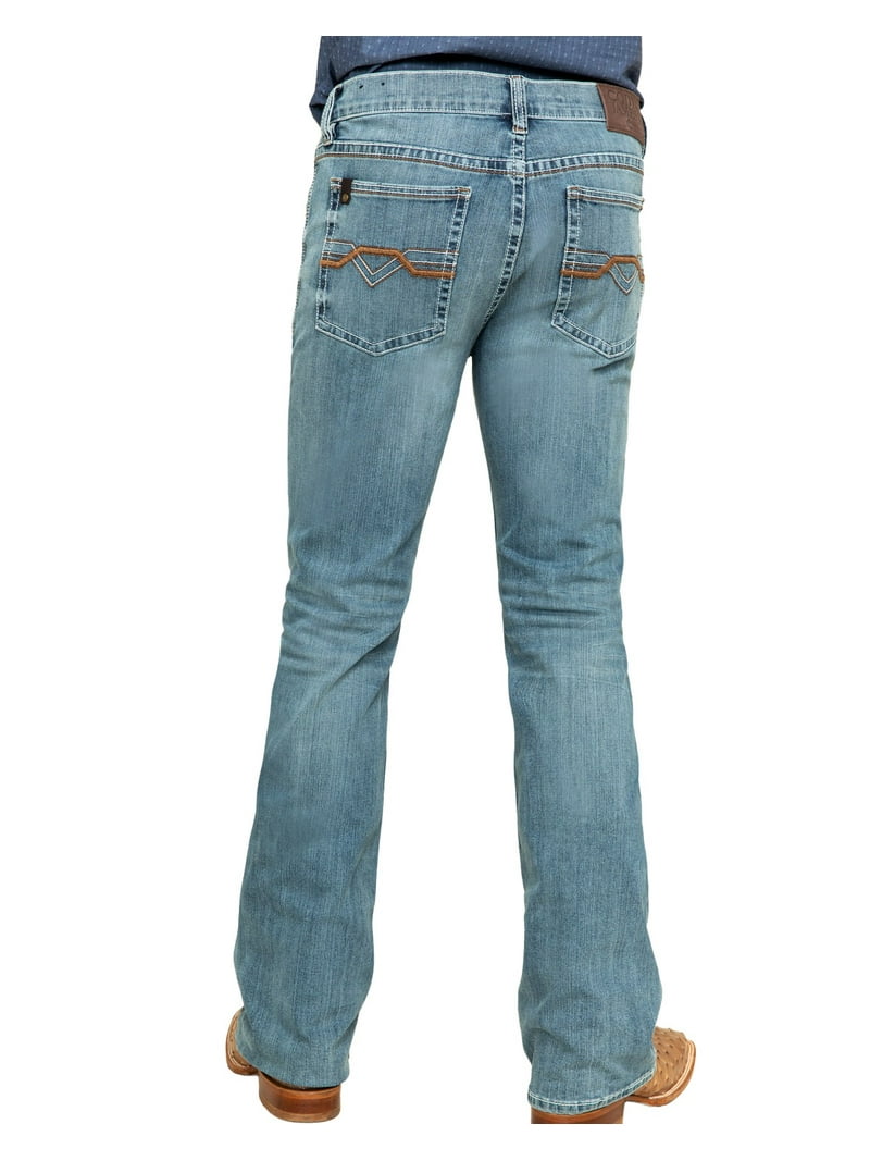 【BOK PLACE】Span Slim Bootcut Denim Pants Rank 45 Men's 45&Reg; Trigger Slim Bootcut 4-Way Performance