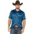 thumbnail image 1 of Rank 45 Men's 45&Reg; Southwestern Polo Teal X-Large  US, 1 of 4
