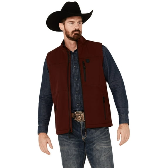 Rank 45 Men's 45&Reg; Stowel Softshell Vest Wine XX- US